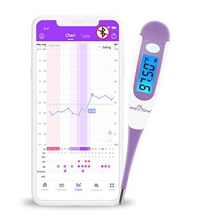 Ovy® Basalthermometer zur Zykluskontrolle I Eisprung-Messgerät zur  Berechnung fruchtbarer Tage bei Kinderwunsch (NFP) I hormonfreie  Empfängnisregelung
