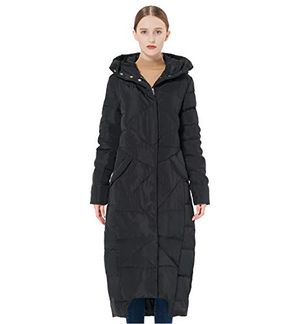 Orolay Damen Daunenmantel Warm Winter Jacke mit Kapuze Stilvoll
