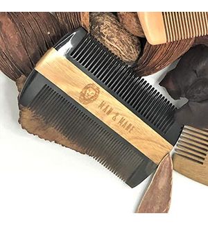 Bartkamm Aus Edelstahl – Faltbar, 9 Cm, Mit Flaschenöffner, Antistatisch, Für Bart, Haar & Als Taschenkamm