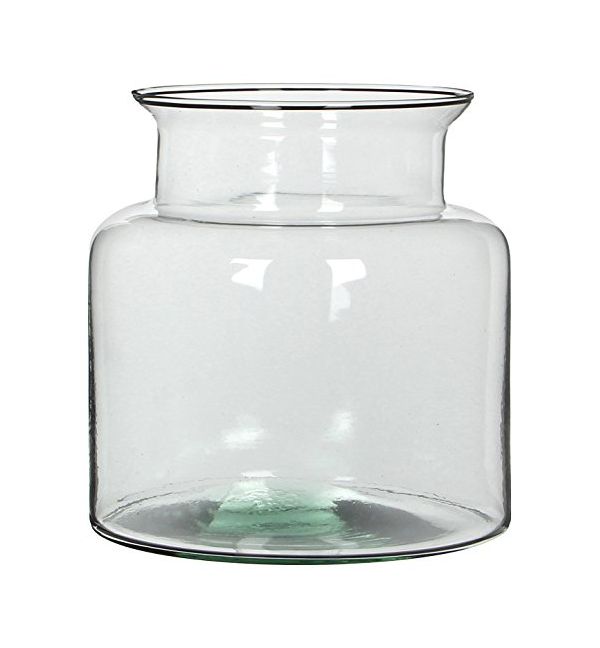  Leonardo Konisch Boden-Vase, handgefertigte Glas-Vase, konisch  geformte Blumen-Vase, Deko-Vase aus Glas, mit massivem Eisboden, Höhe: 50  cm, 029556