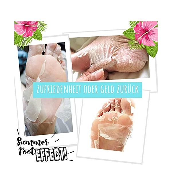 Fußpeeling-Maske, 5 Paar – Sanft Gegen Hornhaut, Für Weiche Füße