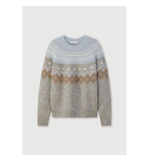 Norweger Pulli Wollpullover Hessnatur Strickjacke Damen