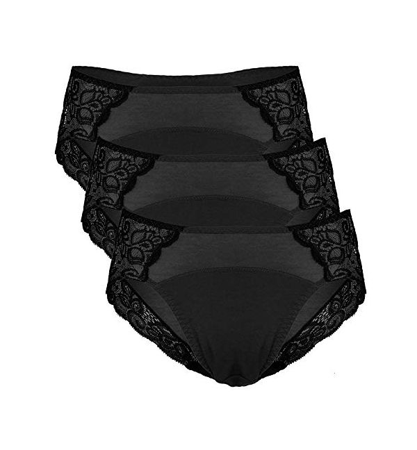 INNERSY Periodenunterschwäsche – Leichte Blutung, 3er Pack, Mesh
