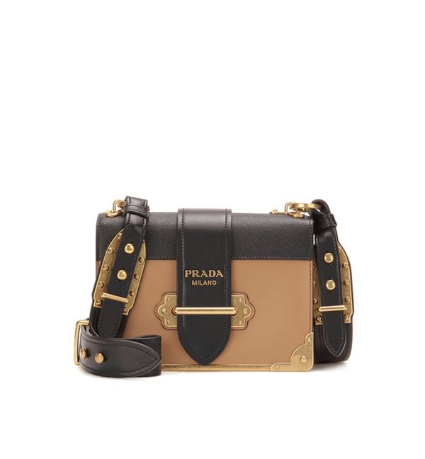 Prada cahier leather sale