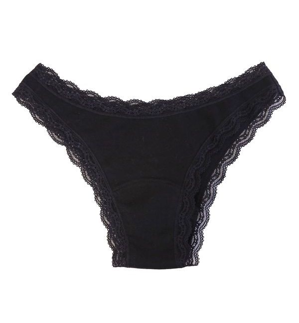 Unwattiertes Bustier aus Spitze - Schwarz - Ladies